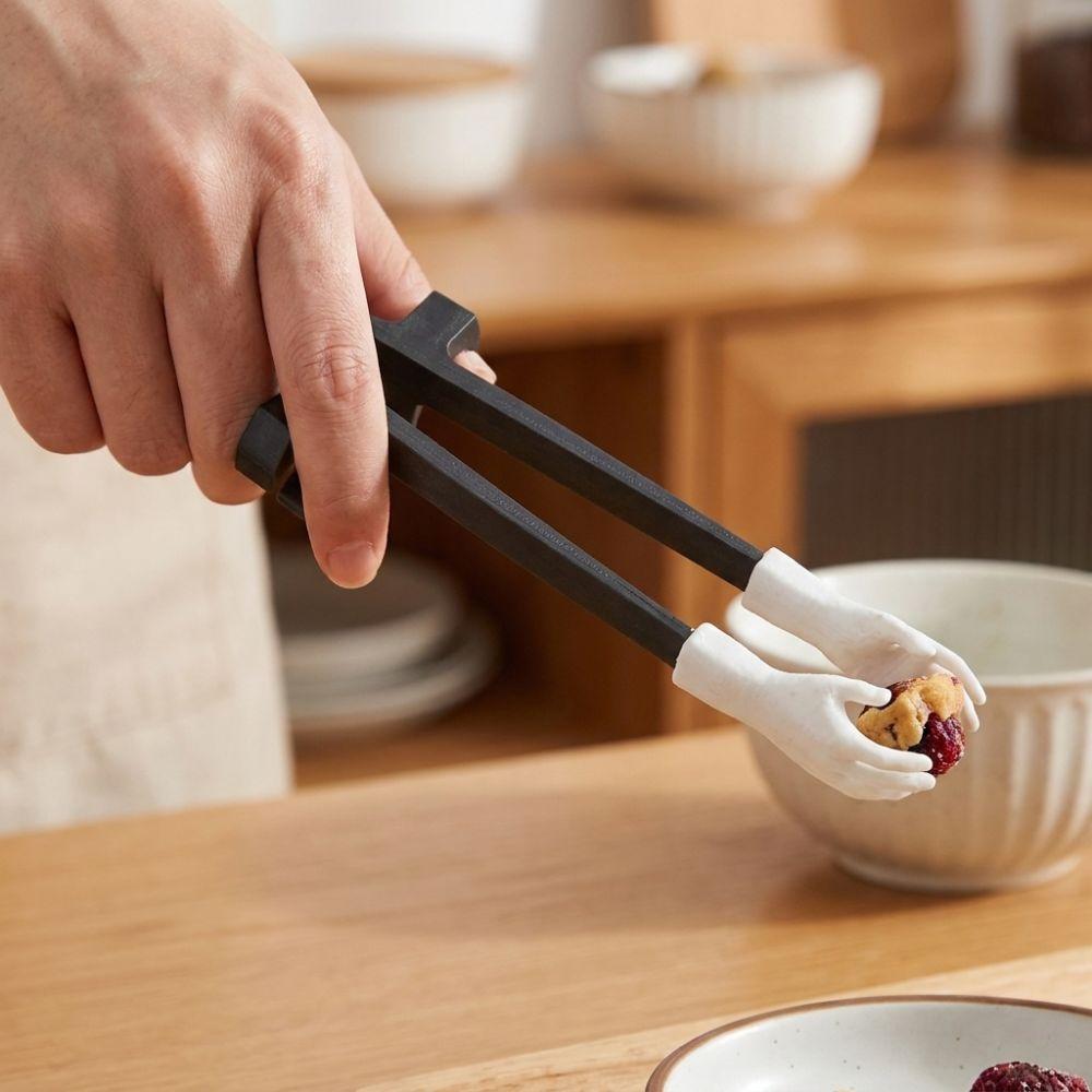 3D Printed Hand Shaped Snack Tongs Finger Ring Mount No Mess Snack Grabber Clip Office Party