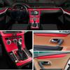 För Volkswagen VW CC/Passat B7 Interiör Central Kontrollpanel Dörrhandtag Kolfiber Klistermärken Dekaler Bilstyling Tillbehör