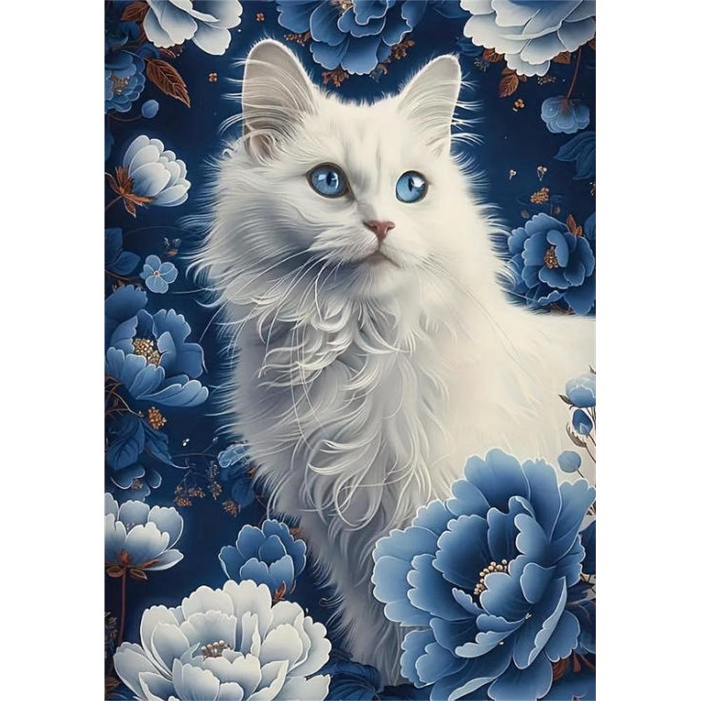 5D Diamond Painting Set Cats Animals Diamond Rhinestones Paintings Diy Crystal Gift Full Square Round Drill Home Decor