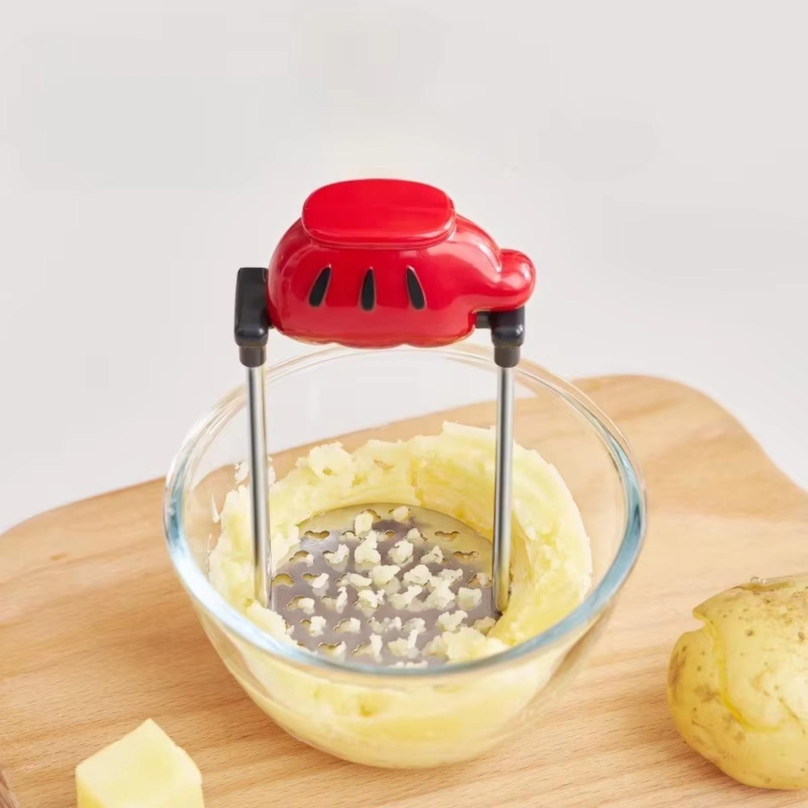 Food Grade Manual Masher for Potato, Egg, Pumpkin and Baby Food one size красный