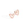 MAYBETOI 14k Mini Heart One-Touch Earrings (2 Types)