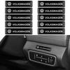 10Pcs 3D Styling Car Epoxy Emblem Stickers For Volkswagen VW Polo Golf GTI Magotan Tiguan Jetta MK6 MK8 Passat Decor Accessories zf6