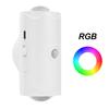 Motion Sensor Wall Lamp Gradient Ambient Night Light Human Rgb Lamps Body Decorative Dimmable Interior Outdoor Sensing Magnetic