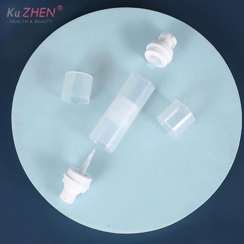 1PCS 5ml/10ml Double Headed Vacuum Press Type Spray/Lotion Packaging Bottle Refillable Makeup Cosmetics For Cream Gel Container
