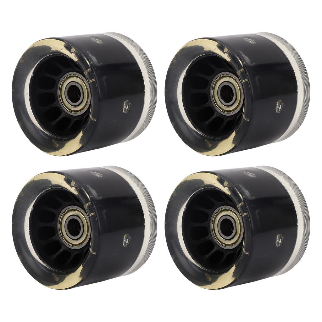 4 PCS  board Wheels and Bearings   Wheels Magnetic   Friction High   PU 55x45mm