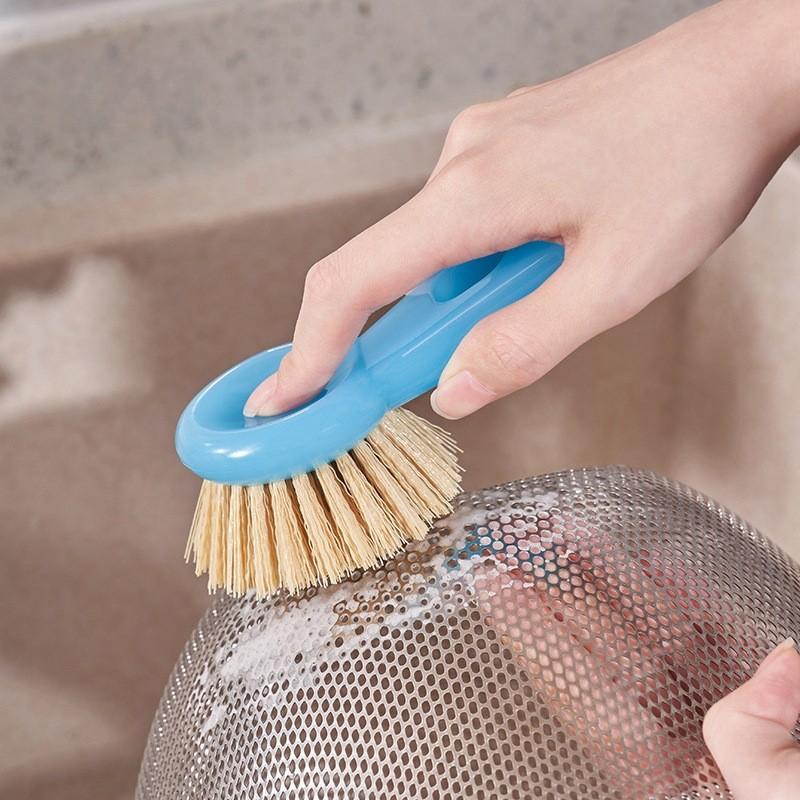 Kitchen Brush Pot With Durable Pp Nylon Handle For Easy Cleaning