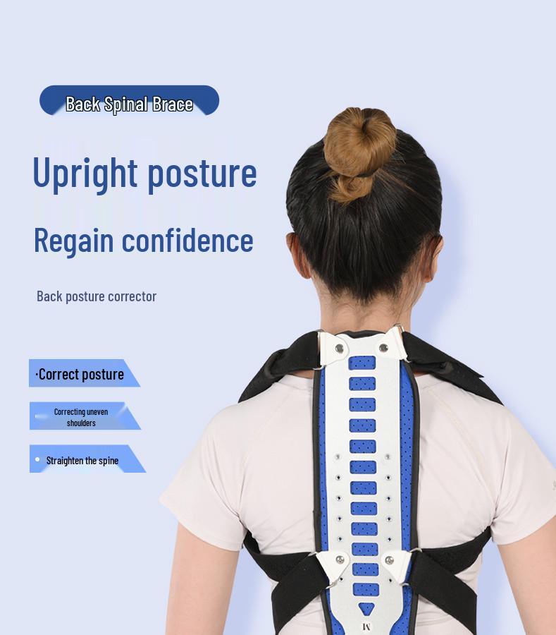 Spine Corrector Back Posture Brace with Spinal Fixation Strap