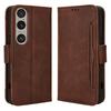 For Sony Xperia 1 VI Shockproof Case Multiple Card Slots Leather Phone Cover