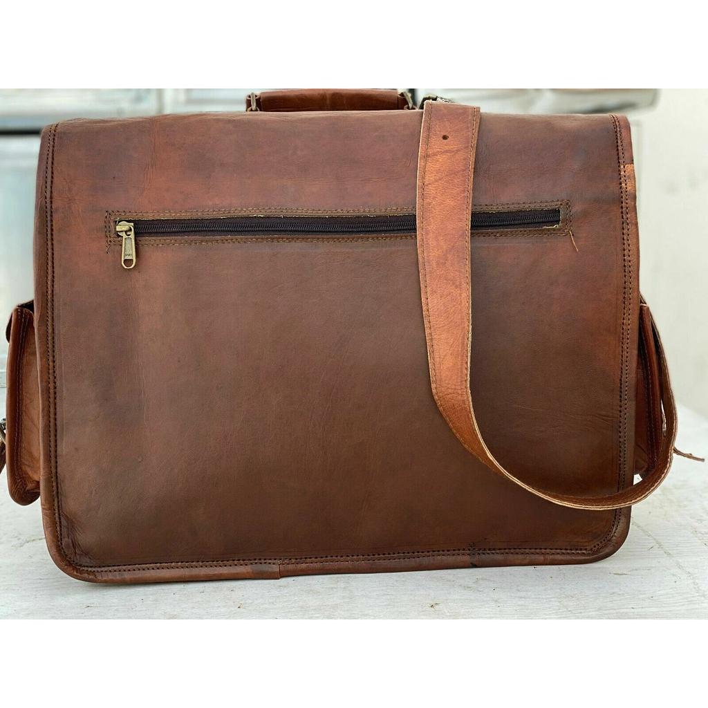 Leather Briefcase Laptop Messenger Bag Best Computer Satchel Handmade Bag Men's