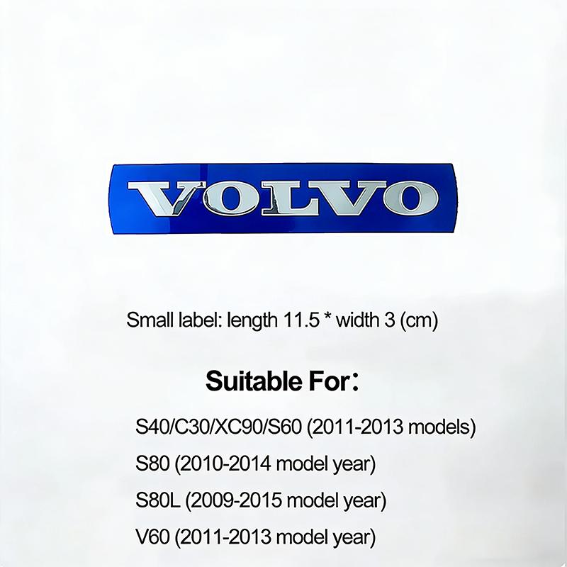 Dekoracyjne Naklejki z Logo na Grill Przedni Kierownicę Samochodowe Akcesoria Dla Volvo Rdesign Polestar AWD V50 S60 XC60 S40 XC40 XC90