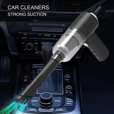 Handheld Car Vacuum Strong Cleaner Kit Low Suction Rechargeable Noise Lightweight Portable Wireless