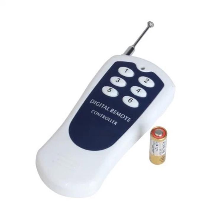12V Six-Way Wireless Remote Switch with Learning Code: Momentary, Self-Locking, Interlocking Control for LED Systems.
