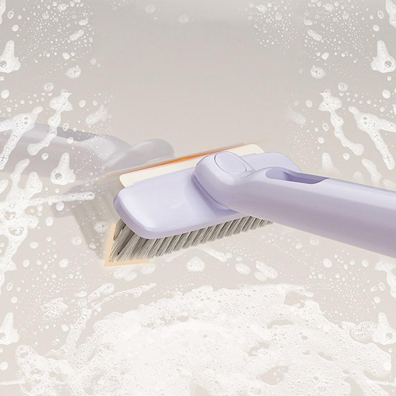 Multipurpose Baderomsflisgulv Rengjøringsbørste Roterende Rillebørster Med Død Ende Sterk Bust Rengjøringsutstyr
