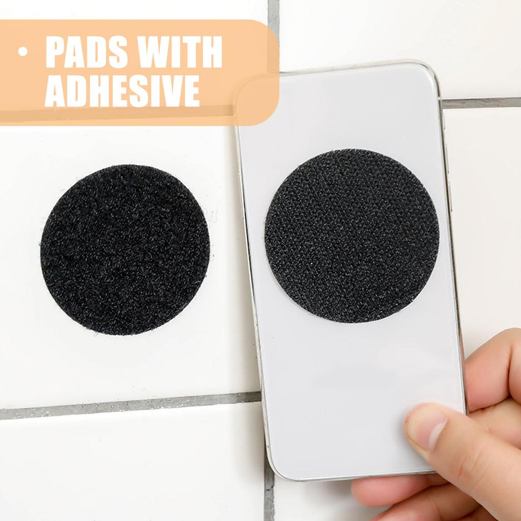 30Pairs Anti-Slip Fixed Carpet Grippers Heavy Duty Double-Sided Hook Loop Tape Home Office Rug Pads Strong Adhesive Removable