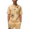 Jordan Drop Shoulder Sleeve T-Shirt Men's Khaki DQ7363-252
