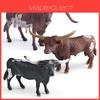 Farm Animal Pvc Model Texas Longhorn Bull Collectors Figurine For Educational Display