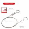 Adjustable Steel Wire Rope with Hook for Sound Insulation Panels and Ceiling Chandeliers