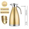 304 Stainless Steel Large Capacity Vacuum Insulated Thermos Flask for Hotels and Restaurants