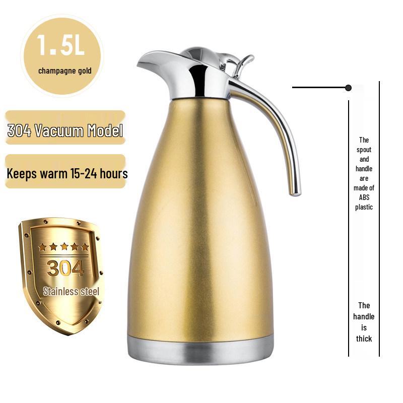 304 Stainless Steel Large Capacity Vacuum Insulated Thermos Flask for Hotels and Restaurants