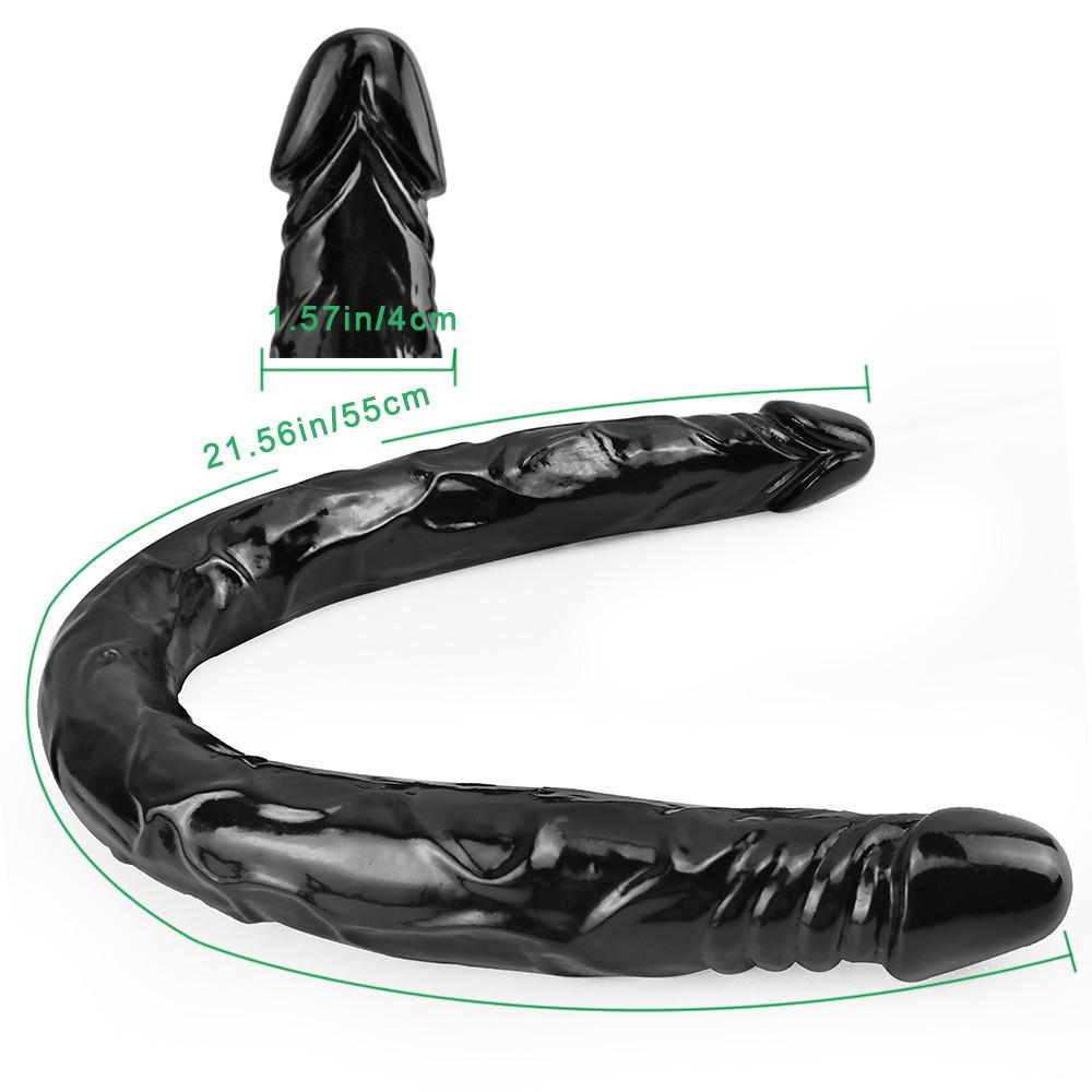 MoDi 4 Shapes Double Head Dildo Long Realistic Double Ended Flexible Penis for Women Masturbator Sex Toys for Lesbian Gay