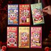 6pcs Chinese Lucky Money Envelopes Cartoon Money Bag New Year Red Envelope  Birthday Celebration