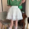 Femme jupes été mode plissée Tulle jupes fille décontracté Tutu jupe Lolita jupon demoiselles d'honneur douce fête Mini jupe