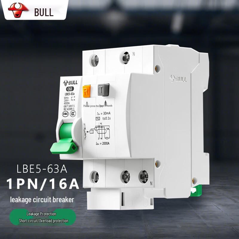 BULL LBE5-63A AC Residual Current Circuit Breaker