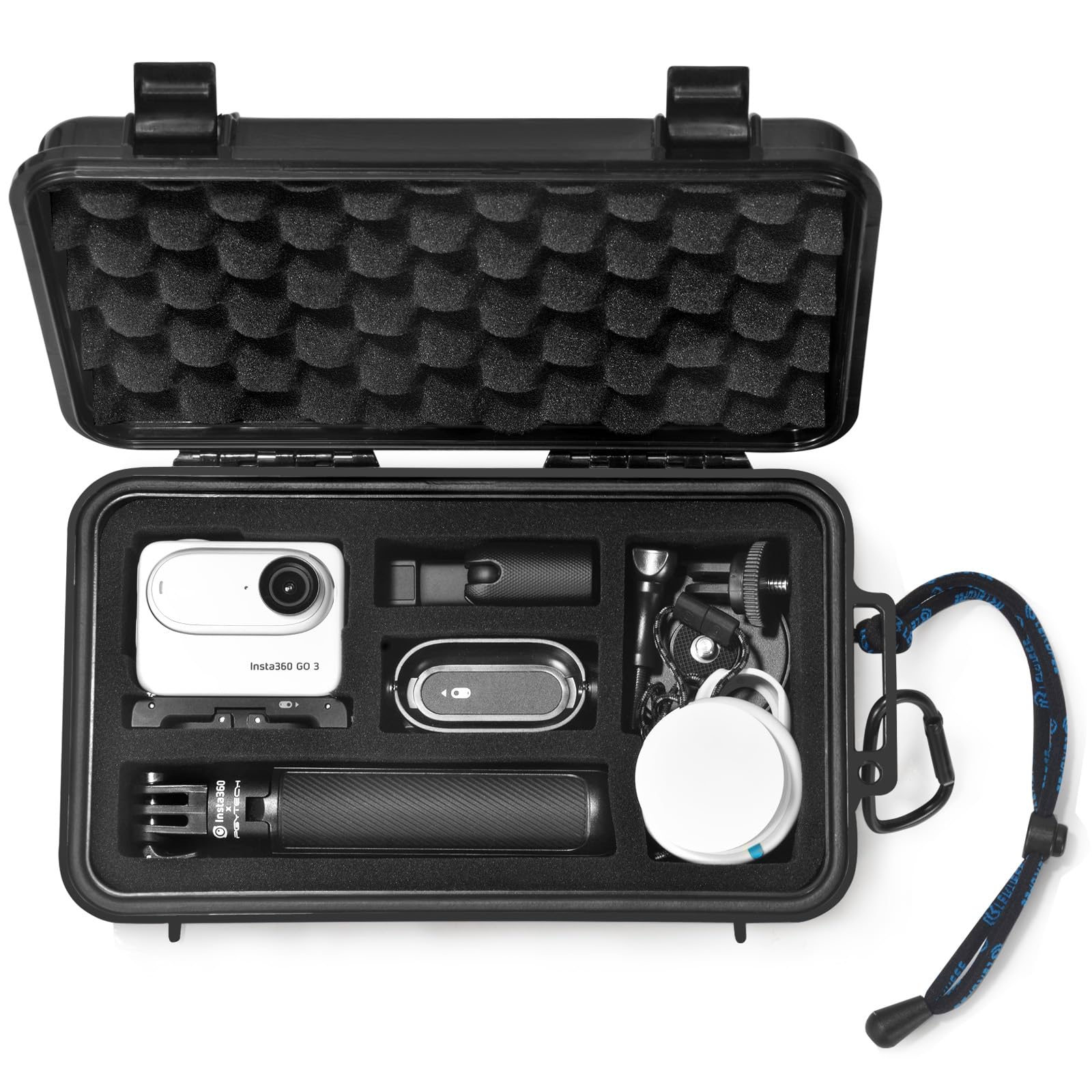 

Lekufee Insta360 GO 3 Waterproof Hard Case for Insta360 GO 3 Action Camera, Vlog Camera and Accessories (Case Only)