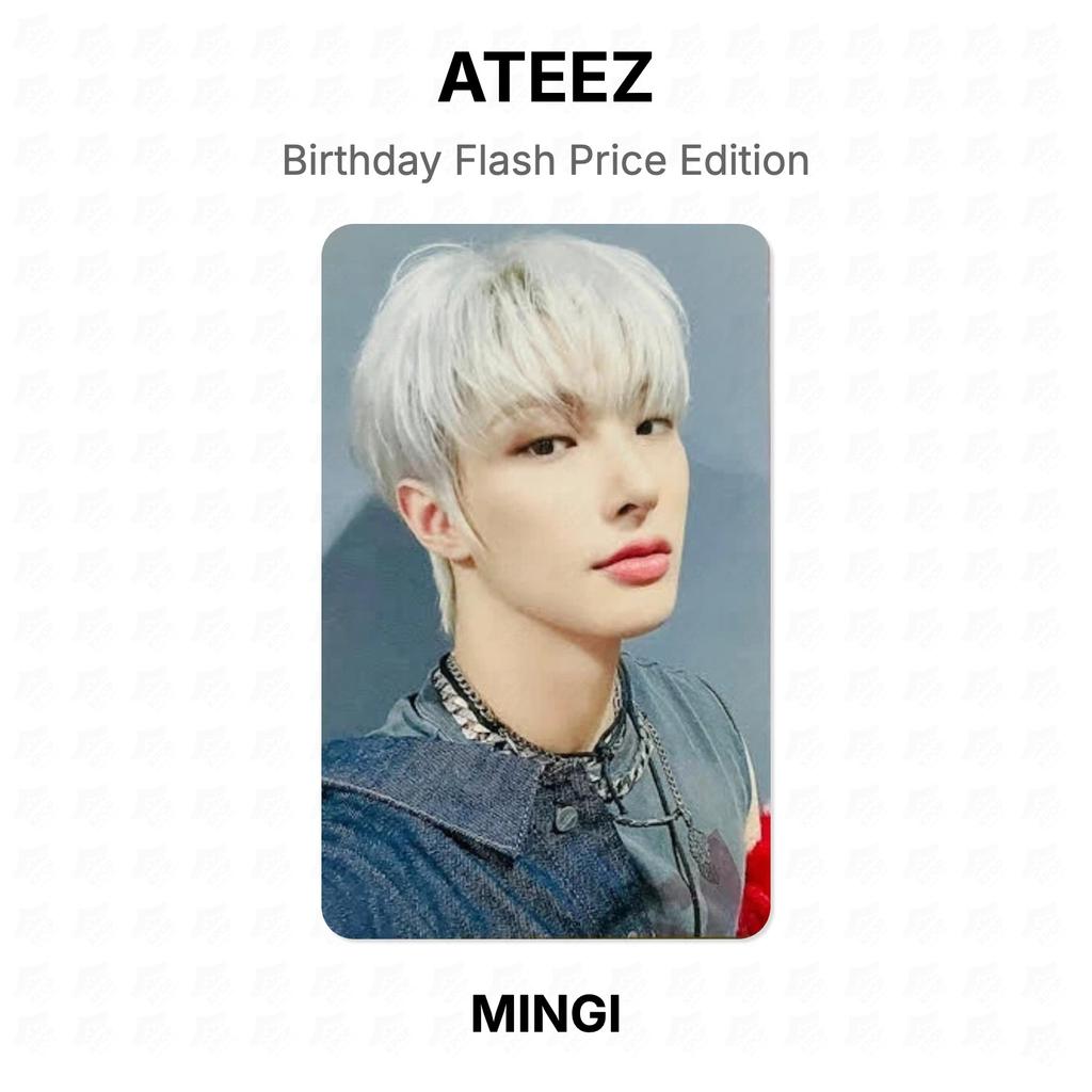 ATEEZ Birthday Flash Price Edition Official Photocard