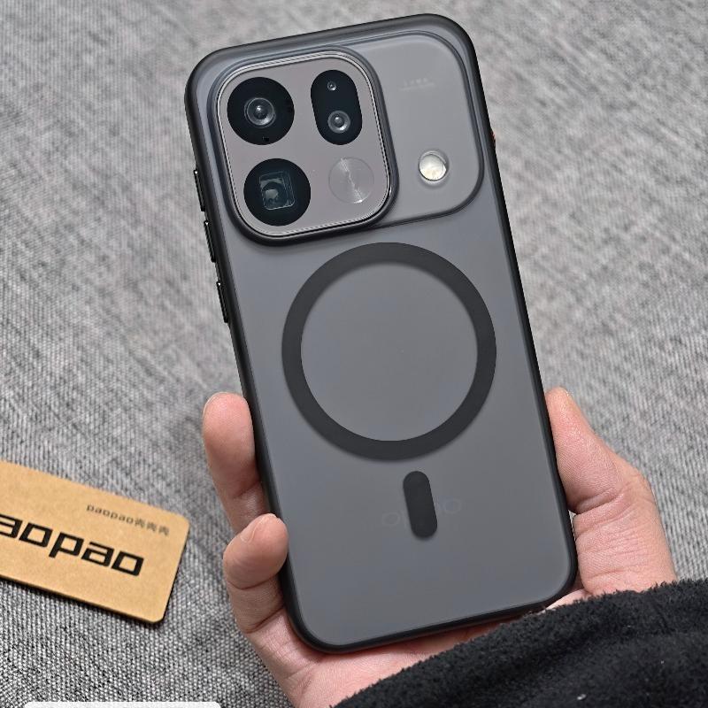 For OPPO Find X9S Pro Case Magnetic For MagSafe Matte Transparent Acrylic Skin Feel Cover For Oppo Find X9S Pro Shell Non-Slip
