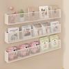 Home Non Perforated Wall Mounted Iron Bookshelf Door Rear Shelves Childrens Picture Book Shelves Seam Storage Shelves Decoration