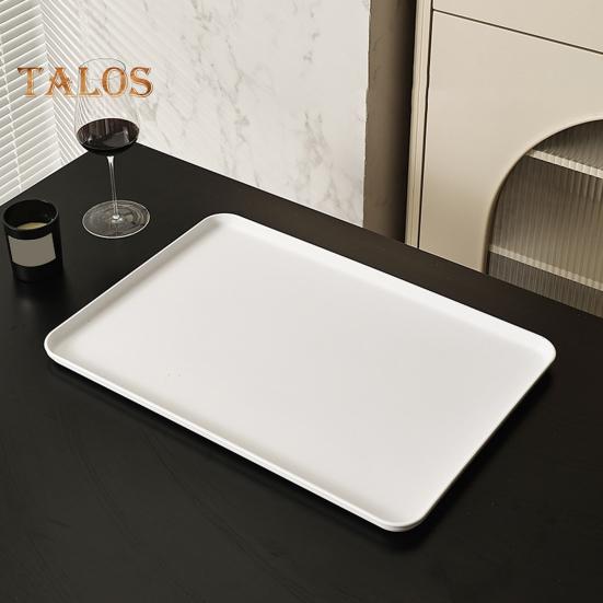 Serving Tray Platter Rectangular Vegetable And Fruit Trays for Snack Dessert Cookie Cheese Plastic Platters Large BPA Free Food Trays Party Supplies