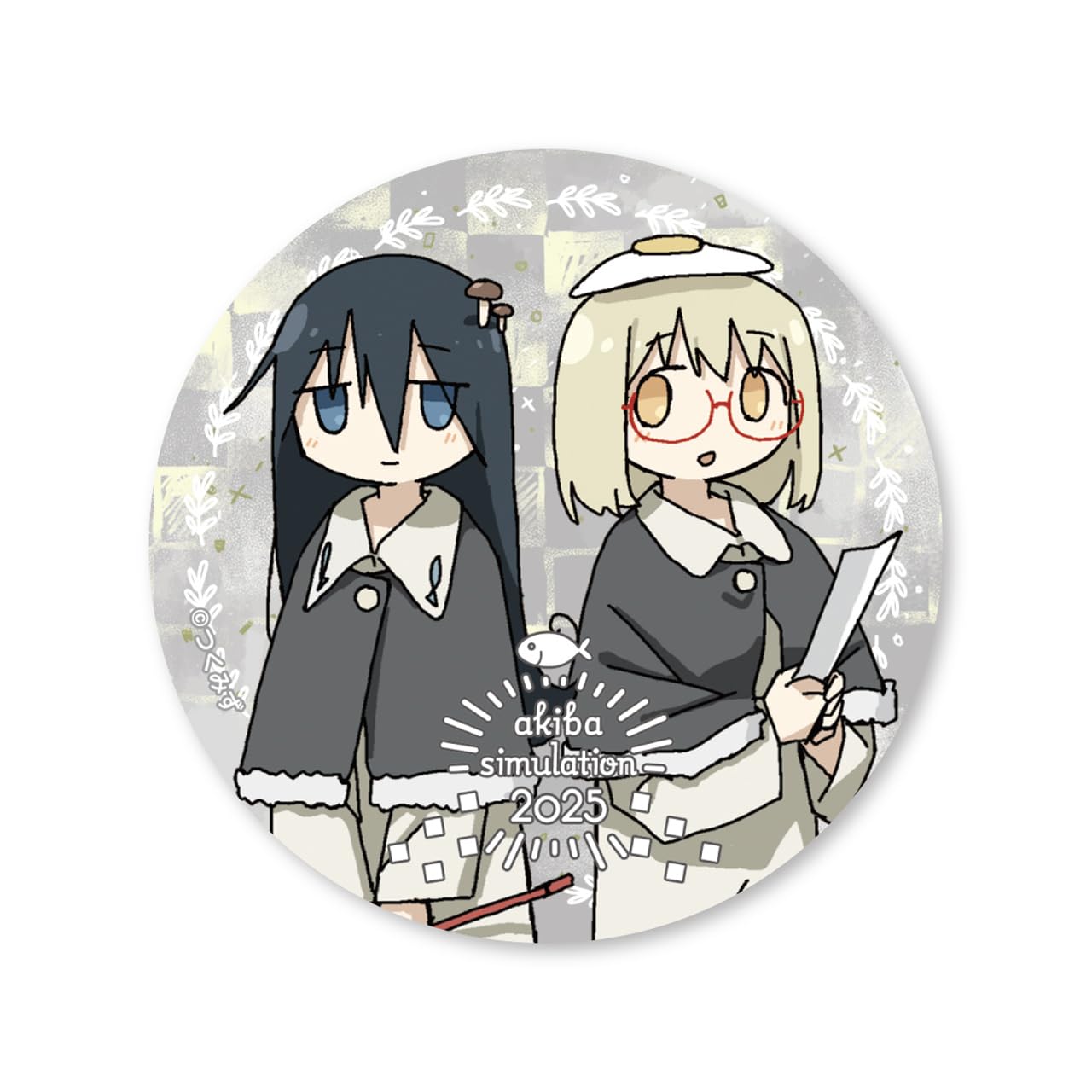Акиба Симуляция 2025 Оригинальная значок Сидзима и Мадзимэ