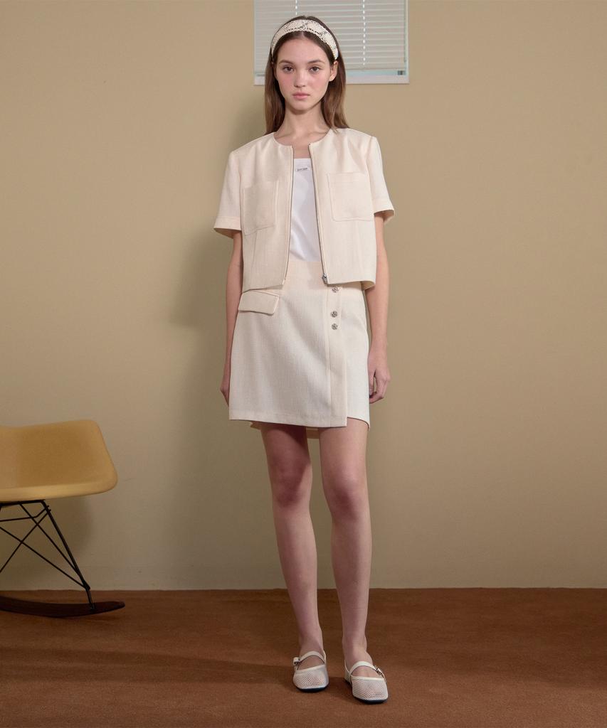 JUCYJUDY Button-Up Mini Skirt Jzsk321B