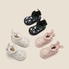 Girls' Winter Warm Cartoon Leather Boots - Velvet-Lined Toddler Snow Shoes