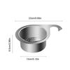 1/2 PCS Swan Sink Strainer Basket Stainless Steel Corner Sink Strainer Kitchen Sink Drain Basket for Kitchen Sink