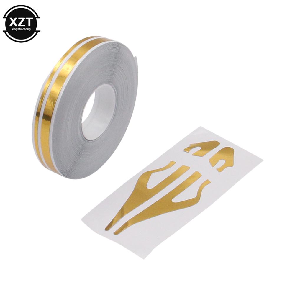 98M Nadelstreifenband Aufkleber Stoßstangen Auto Karosserie Aufkleber Doppellinie Motorrad Auto Styling Dekoration Zubehör 8 Farben