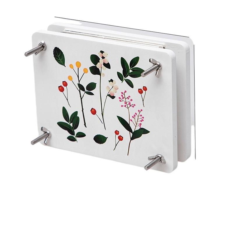 Dried Flower Embossing Device, Herbarium Making Tool, Handmade Flowers, Fruit Slices, Dried Leaves, Flower Board DIY