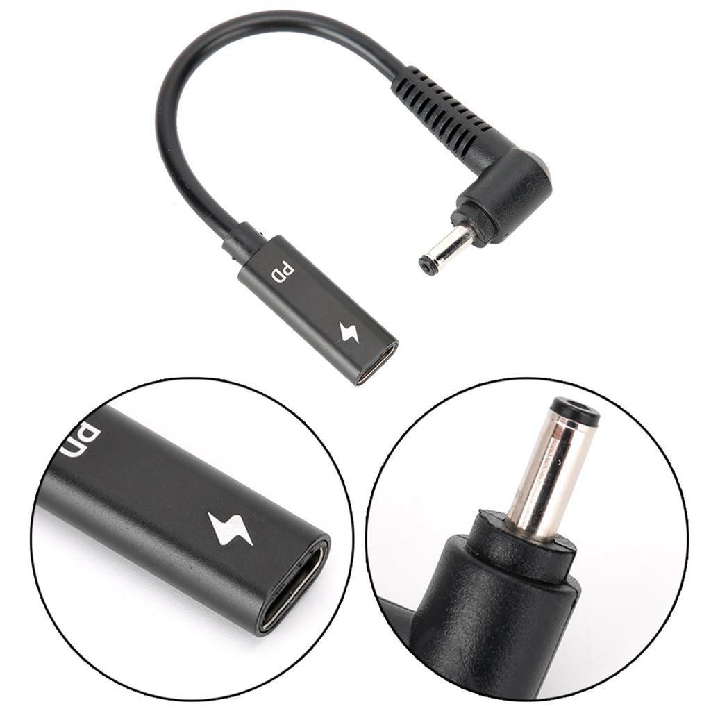 Full Copper Conductor TypE C PD Power Supply to 4.0x 3.5mm Male Plug for ASUS Notebook Charging Cable