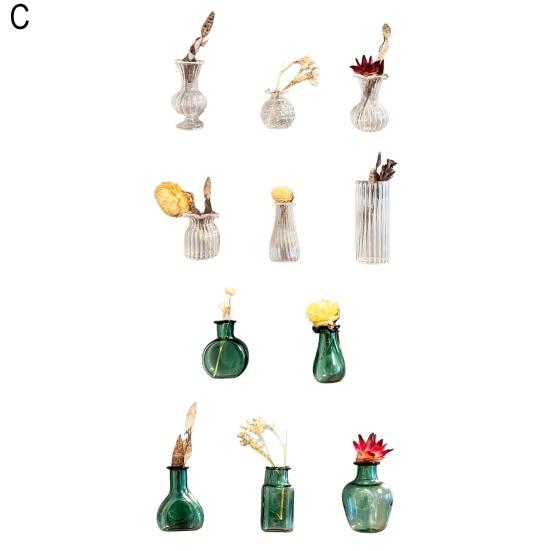 5/6/11Pcs Mini Vase Refrigerator Magnet DIY Home Office Kitchen Locker Fridge 3D