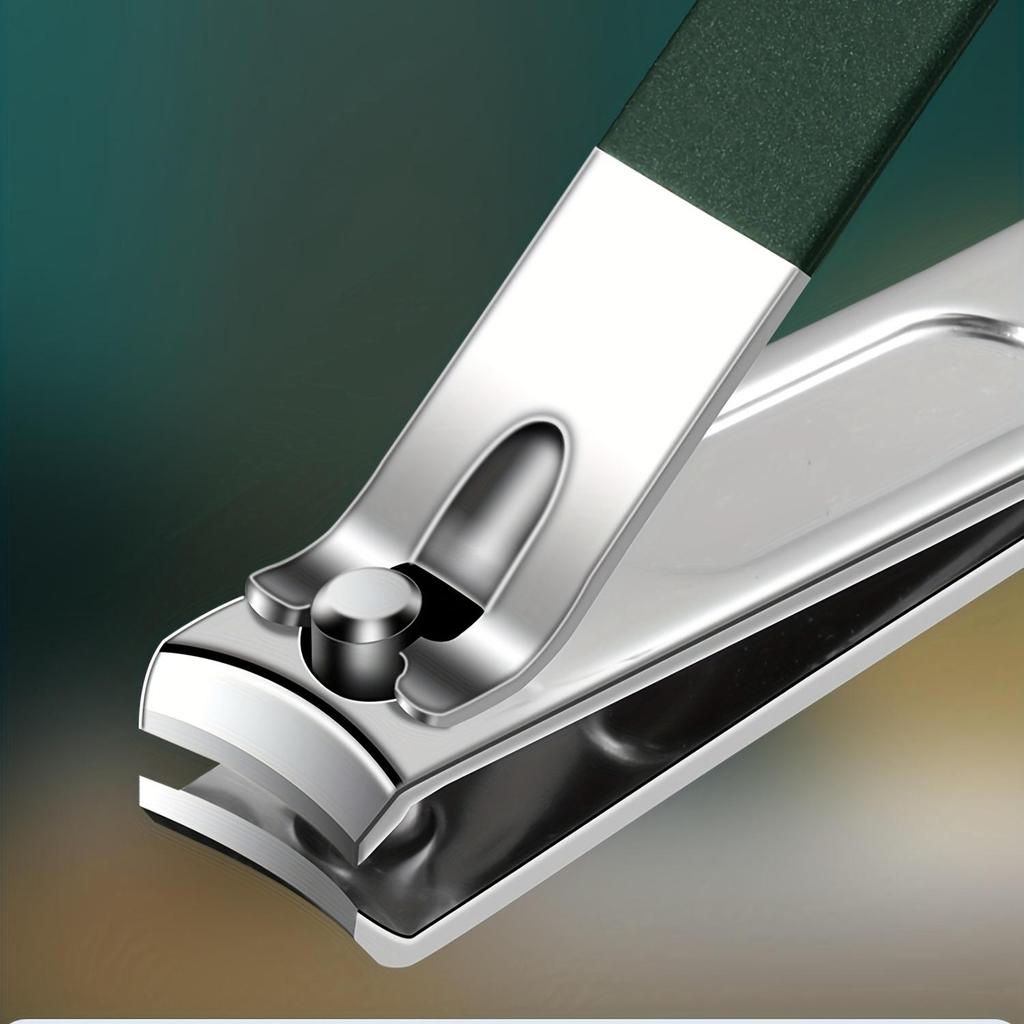18 Pieces Nail Clippers Green Set Stainless Steel Manicure Nail Clippers Nail Clipper Set