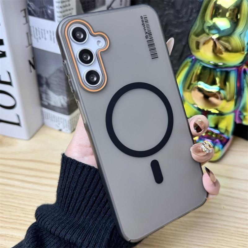 Double Color Matte Hard PC Phone Cases For Samsung Galaxy A56 A36 A16 A55 A35 A15 A54 A34 A14 5G Case For Magsafe Magnetic Cover