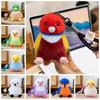 Realistic Bird Plush Keychain Cute Animal Furry Birds Keyrings Bird Doll Pendant  Boys and Girls