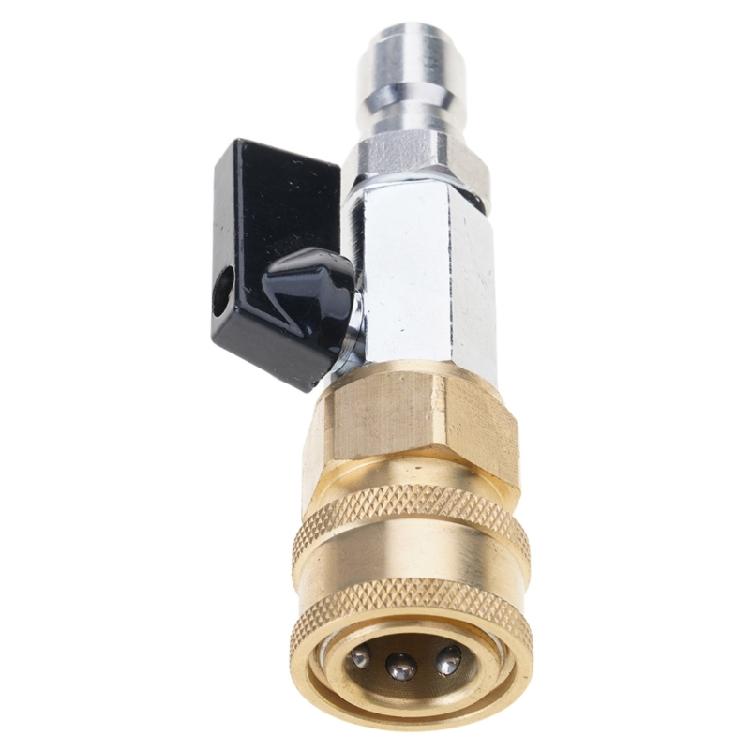 1/4 Inch Quick Attach High Pressure Valves Stainless Steel Valves for Pressure Washer Hose 1/4" Quick Connector