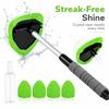 Car Cleaning Brush Set, Extendable 6-Piece Cleaning Kit for