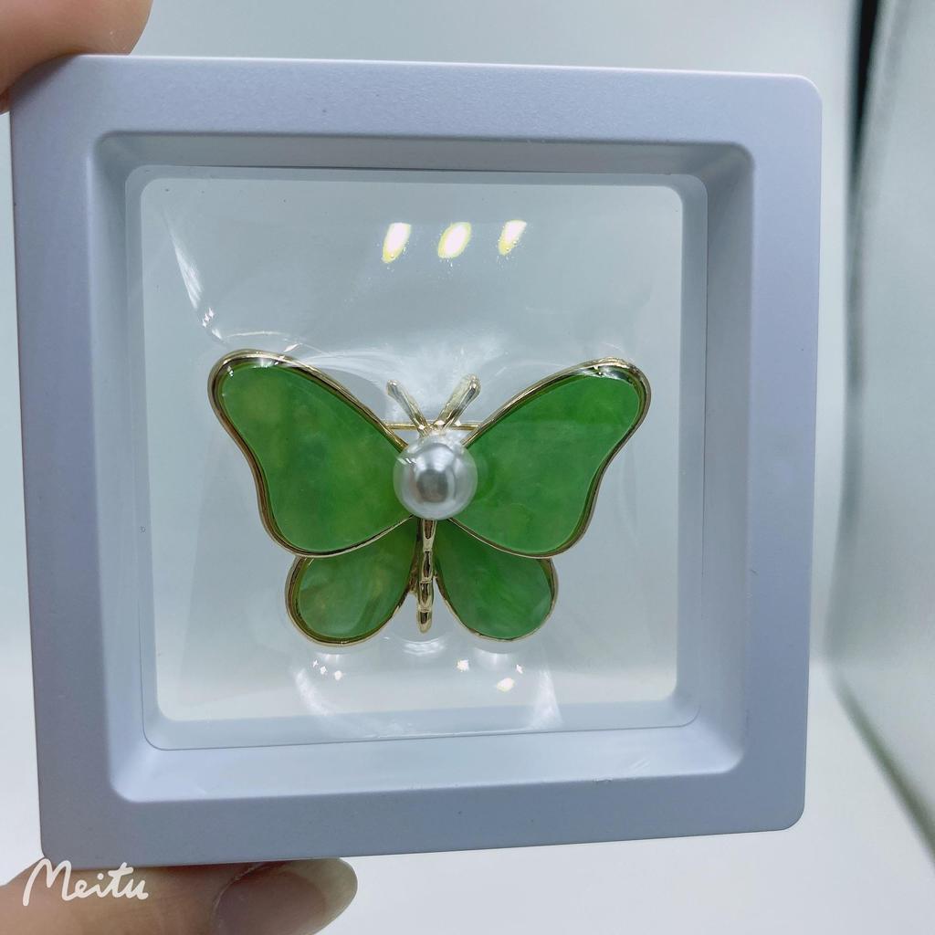 Korean Pearl Butterfly Brooch: Elegant Alloy Pin for Chic DIY Clothing Accessories