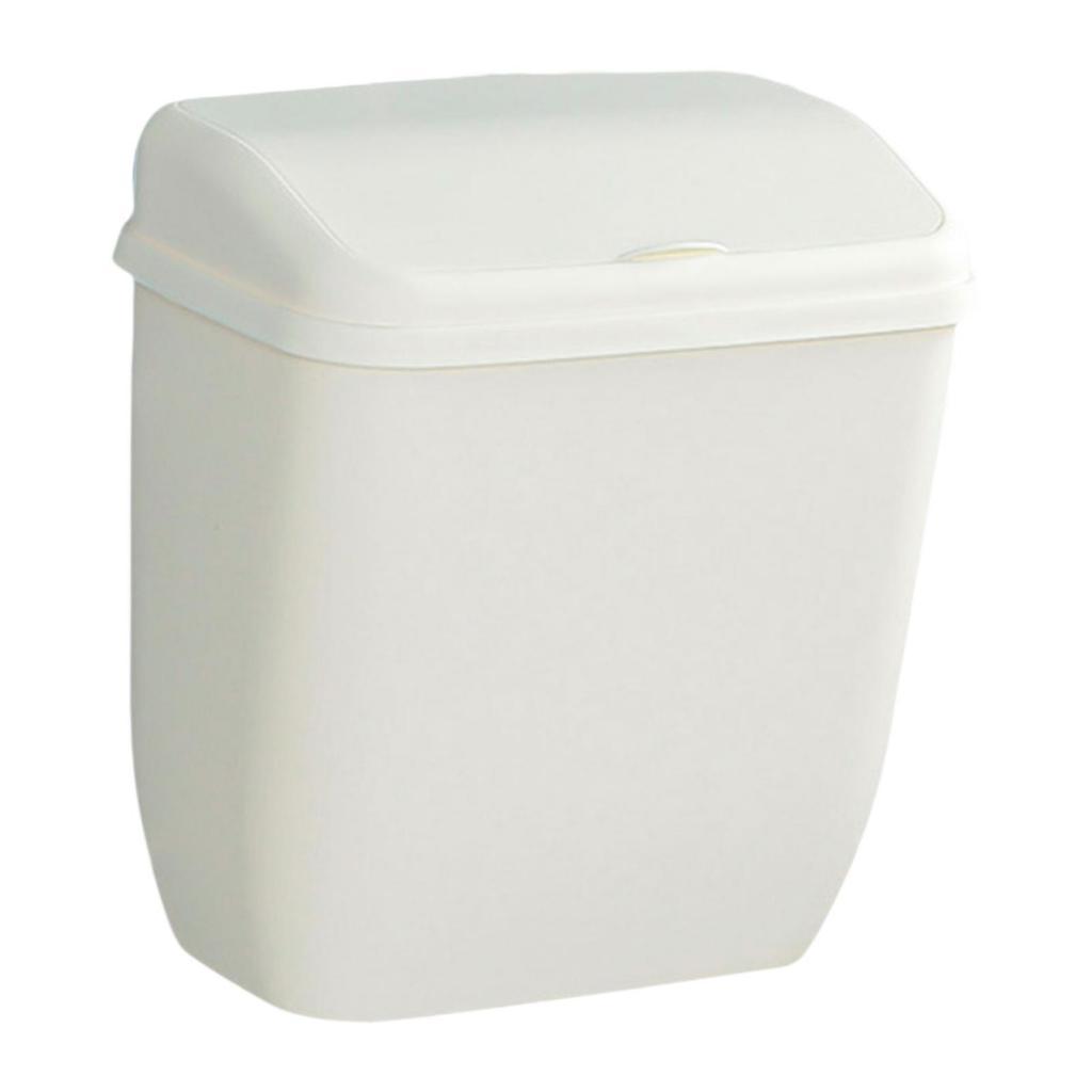 Hängender Mülleimer Wandmontierter Abfalleimer Kleiner Plastikmülleimer für Küche Badezimmer Unter Schrank Aufbewahrung