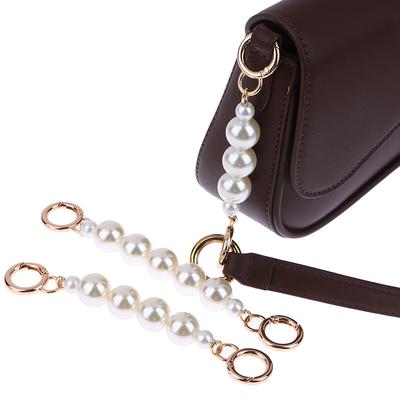 Väska förlängningskedja Crossbody handväska Pearl Chain Strap Handväska DIY hängande spänne