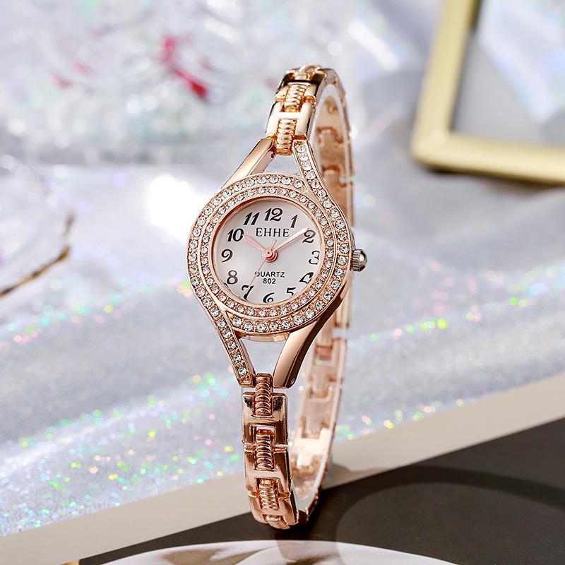 High Quality Women Brand Watches Fashion Luxury Lady Girl Diamond Watches Bracelet Quartz Wristwatches Relogio Feminino