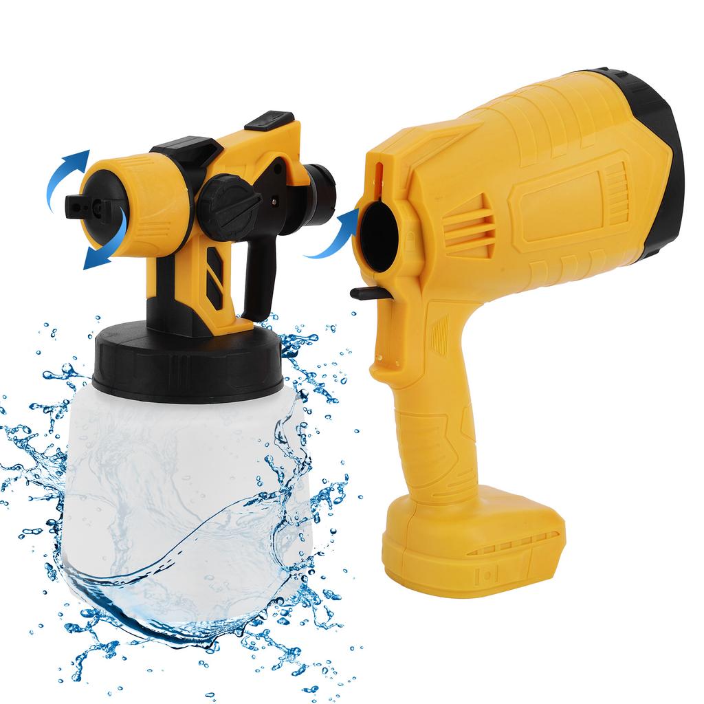 Cordless High Capacity Paint Sprayer for Makita 18V Battery (Not Include Battery) 3 Nozzles for House Painting Interior Exterior